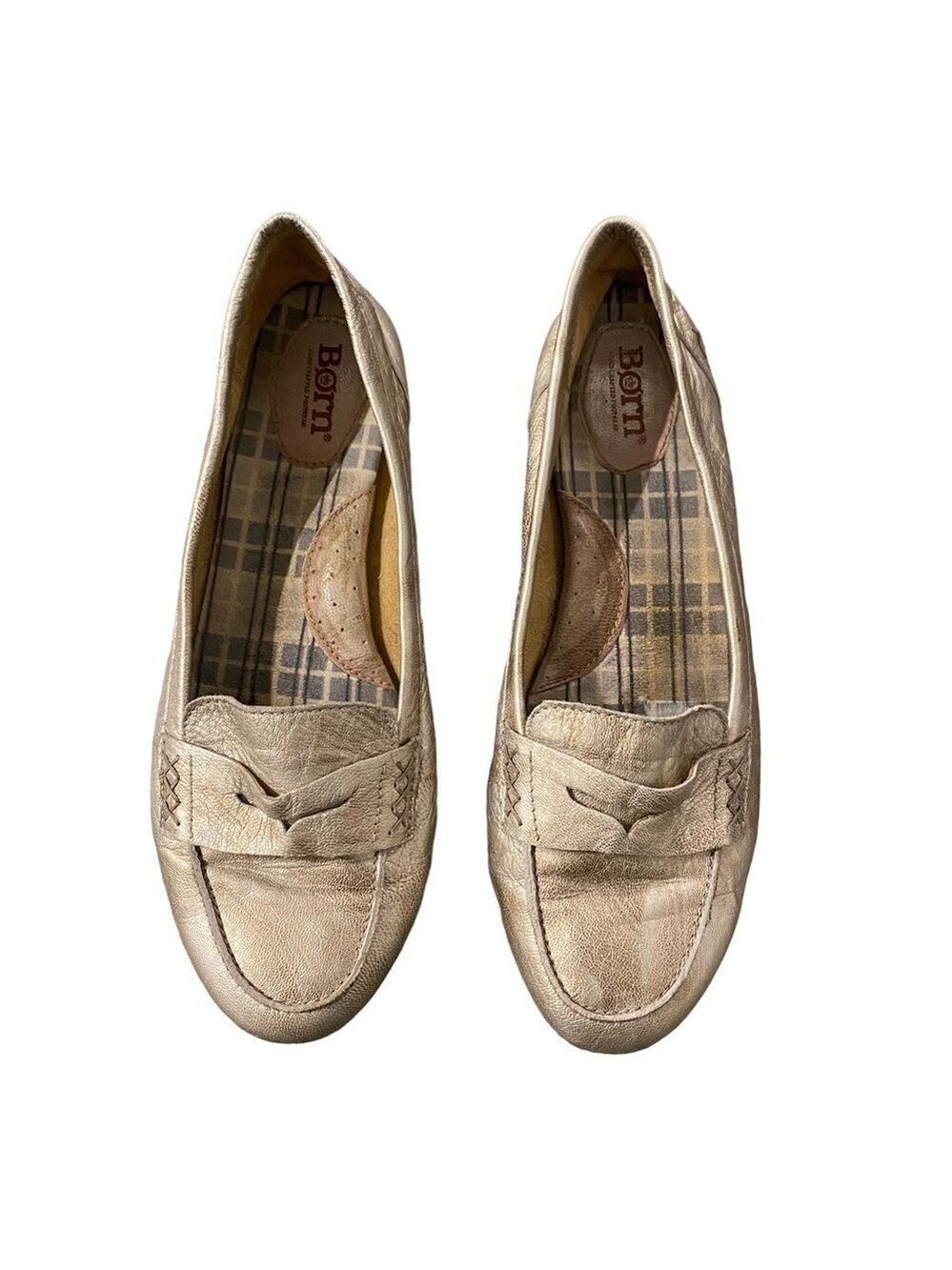 Born Genuine Leather Loafer Flats - Size 8.5